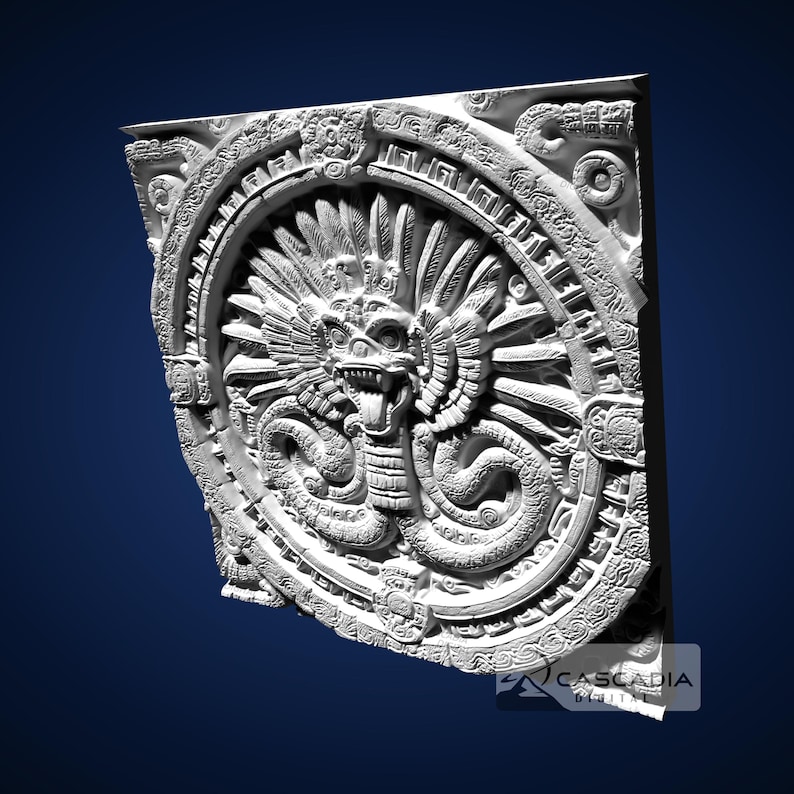 Aztec Mayan - STL Model for CNC Router and 3D Printing - Etsy