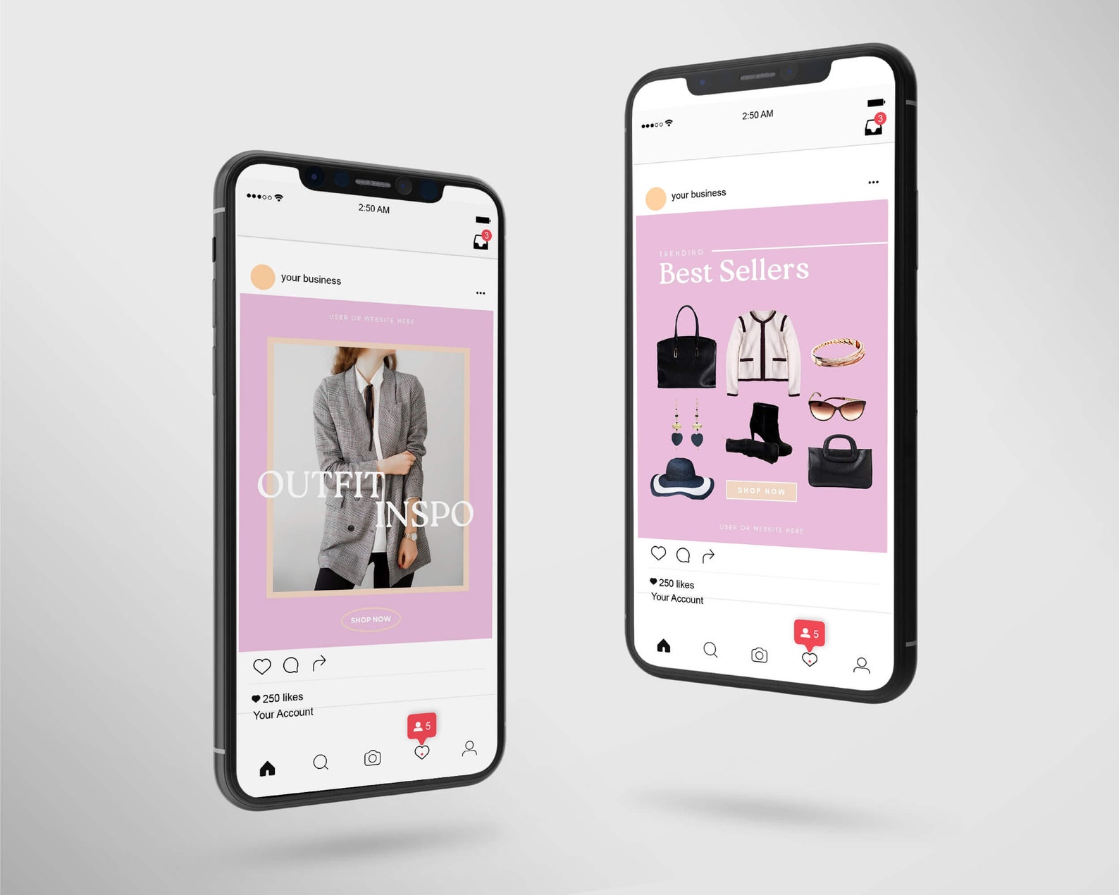 LTK Canva Template | Fashion Social Media Template | Pink Like to Know ...