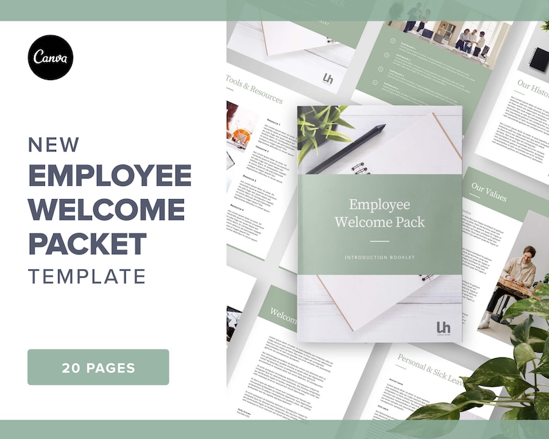 New Employee Welcome Packet Canva Template Onboarding - Etsy Australia