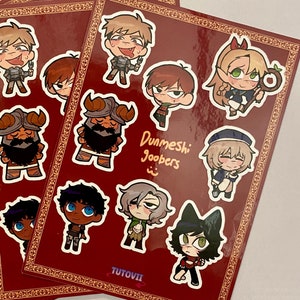 Dungeon Meshi Delicious in Dungeon Sticker Sheet