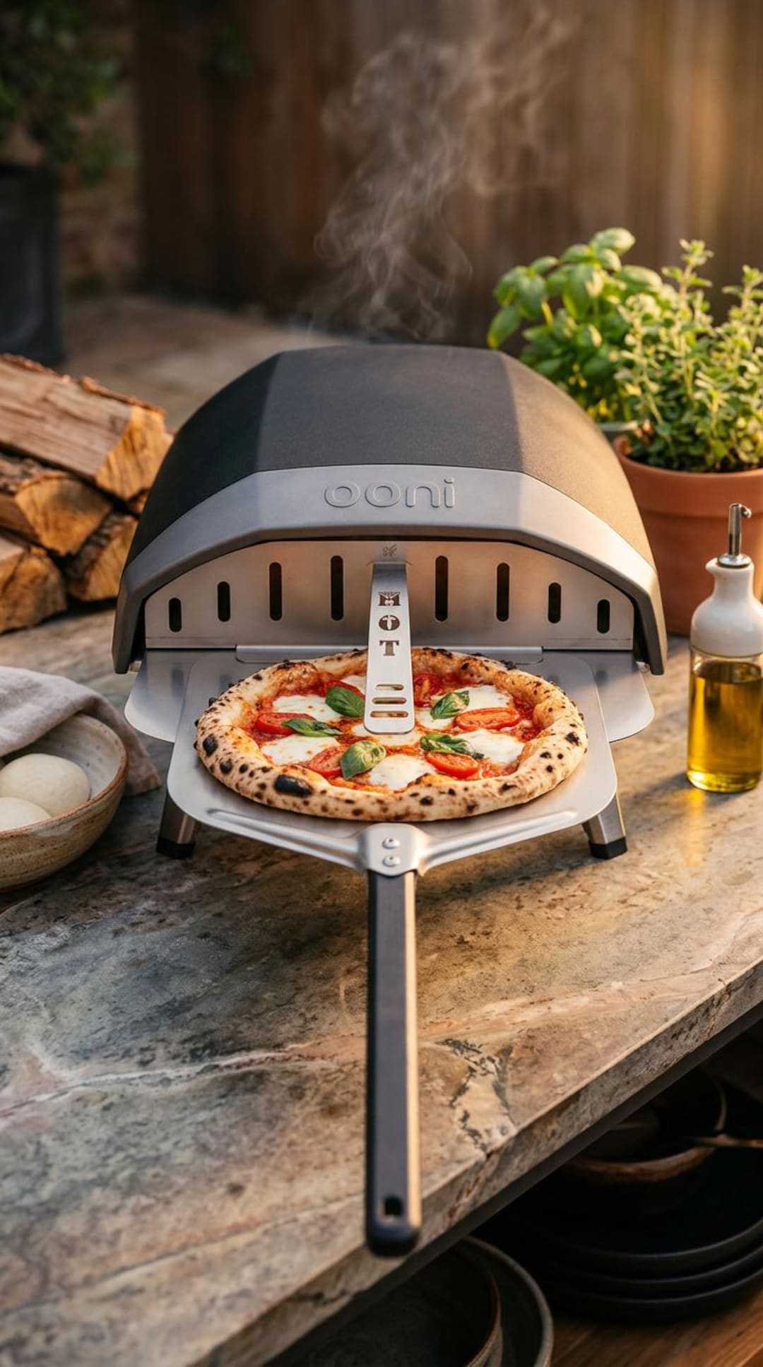 Ooni Koda 12 Extension and Oven Door Speed the Temperature UP Save