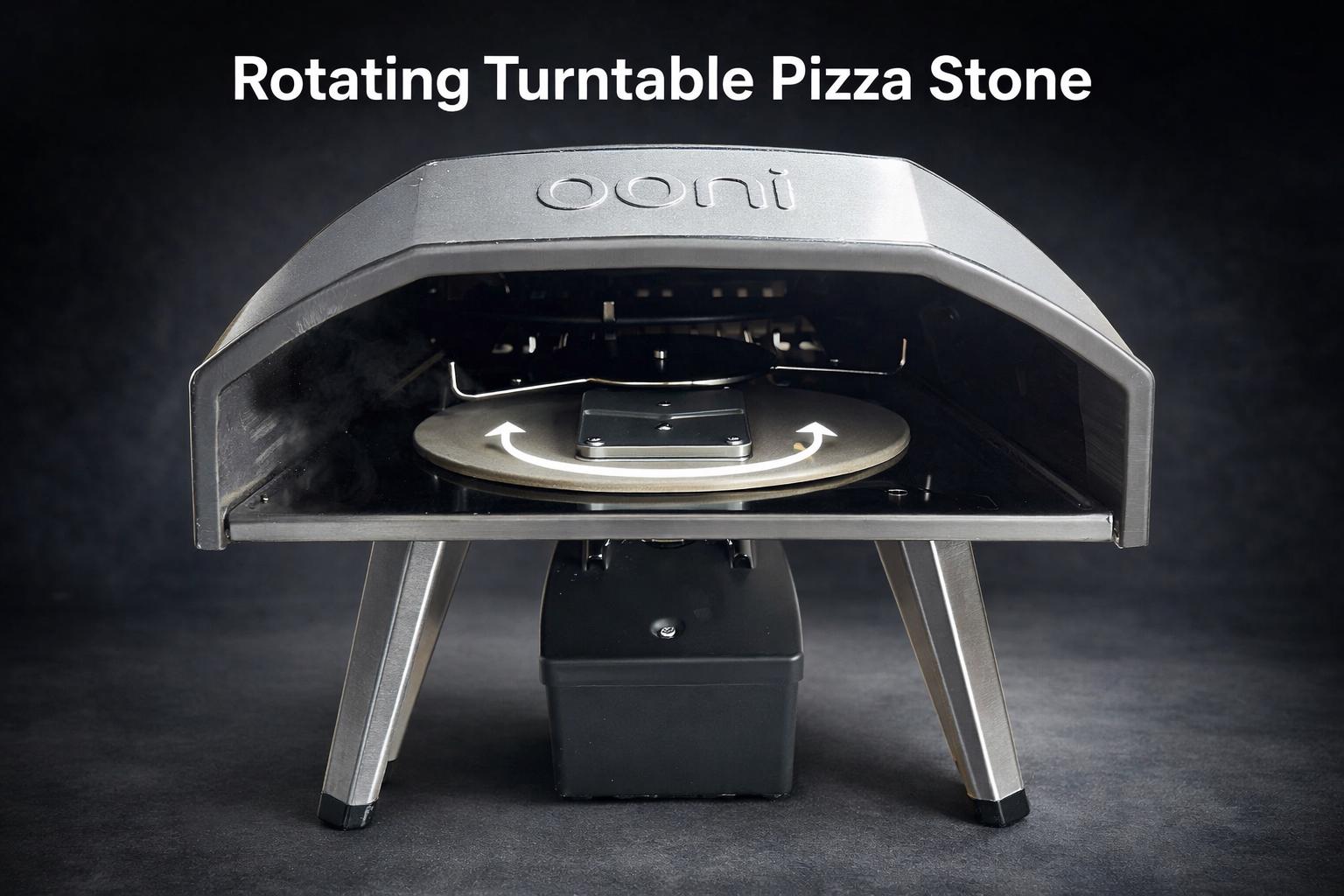 ロデオ Custom Upgrade for Ooni Koda 12 Turntable Pizza Rondó Pizza