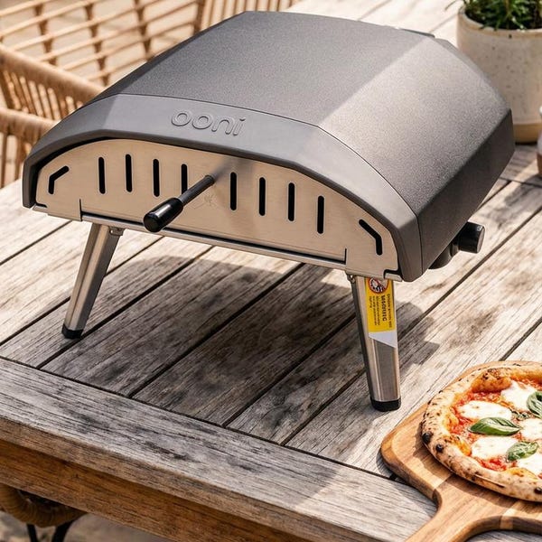 Heat shield for Ooni Koda 16 – Stainless steel heat shield – Improved heat distribution for pizza ovens – Accessory for Ooni Pizza Oven Heat Trapper