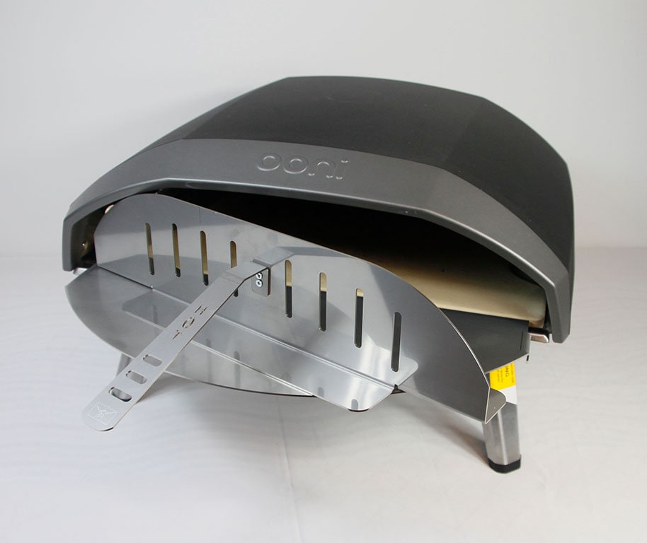 Porta Deflettore Per Forno Pizza Ooni Koda 16 | Scudo Termico In Acciaio Inox | Con Termometro | Accessorio Essenziale