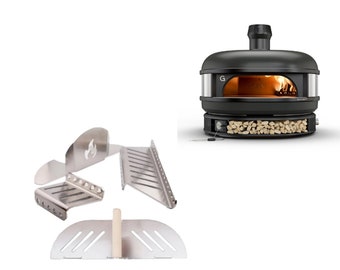 Gozney Dome Bundle Sale Oven Tool Wood Rack and Flame Protection Flame Guard + Baffle Door in Steinless Steal V2A Fit for Gozney Dome