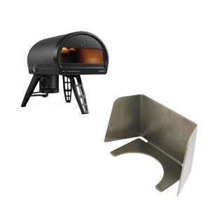 Dual Flame Guard & Wind Tamer for Gozney Roccbox Pizza Oven Pizza Oven Flame Protection Protects the edge of the pizza from burning