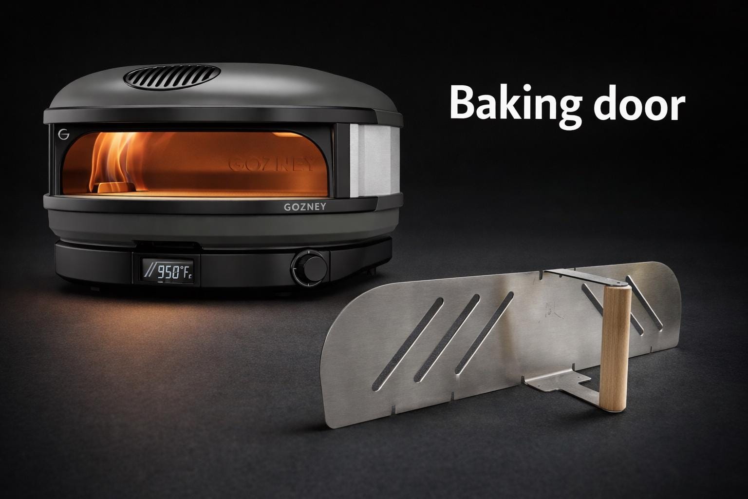 Gozney ARC XL Stainless Steel Door – Pizza Oven Heat Shield Bread