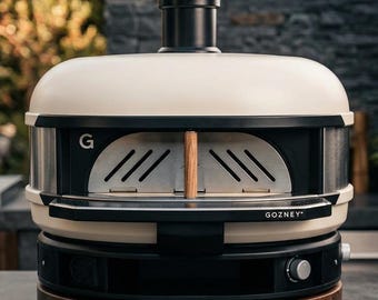 Puerta con deflector Gozney Dome S1, acelera la temperatura un 70%, apta para gas seguro, compatible con horno Gozney Dome S1, puerta de acero inoxidable sin esmalte, puerta con escudo térmico