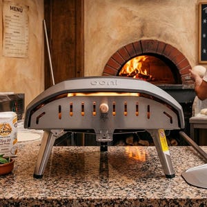 Ooni Koda 16 inch draaideur oven met deurventilatie, versnelt de temperatuur tot 70%, veilig gas, fraaie afwerking, roestvrijstalen deur, warmte-isolatie.