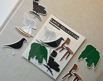 Design stickers, design stickers, interior design, eames house bird, eames elephant, eames lounge chair