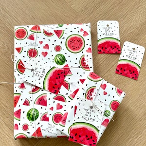 Wassermelonen-Geschenkpapier Bild 2