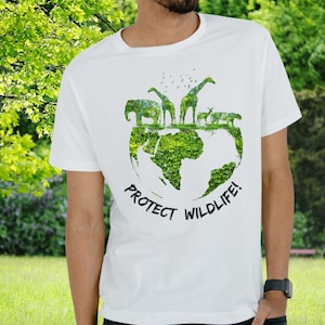 Protect Wildlife T-Shirt: Animal Lover Tee