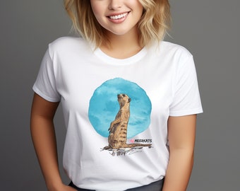 Camiseta de suricata, camiseta de suricata, camiseta de vida silvestre, camiseta de animales, camisa de suricata, camiseta de animales, camiseta de animales de amor, suricata de amor, camiseta de vida silvestre
