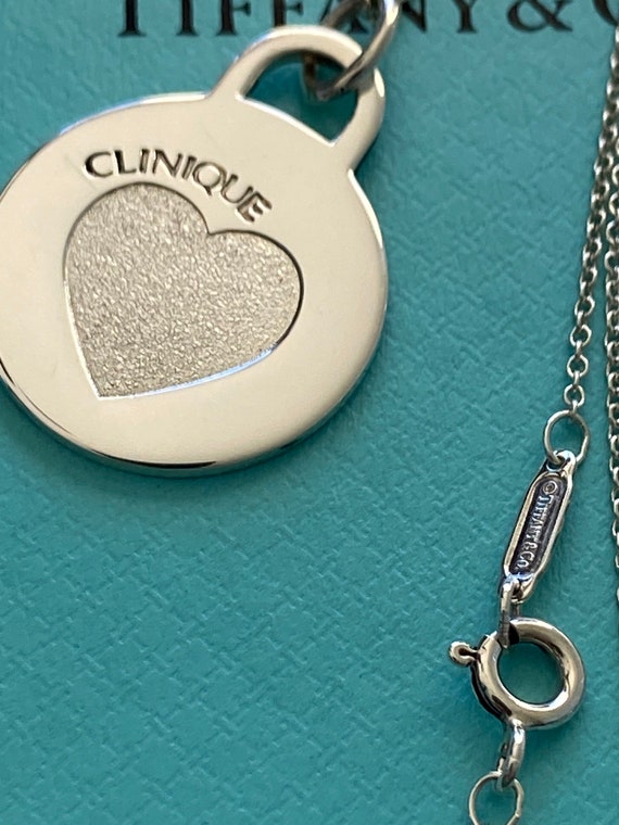 Tiffany & Co, Clinique, Heart Tag Charm, Necklace… - image 4