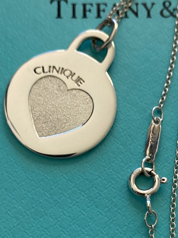 Tiffany & Co, Clinique, Heart Tag Charm, Necklace… - image 2