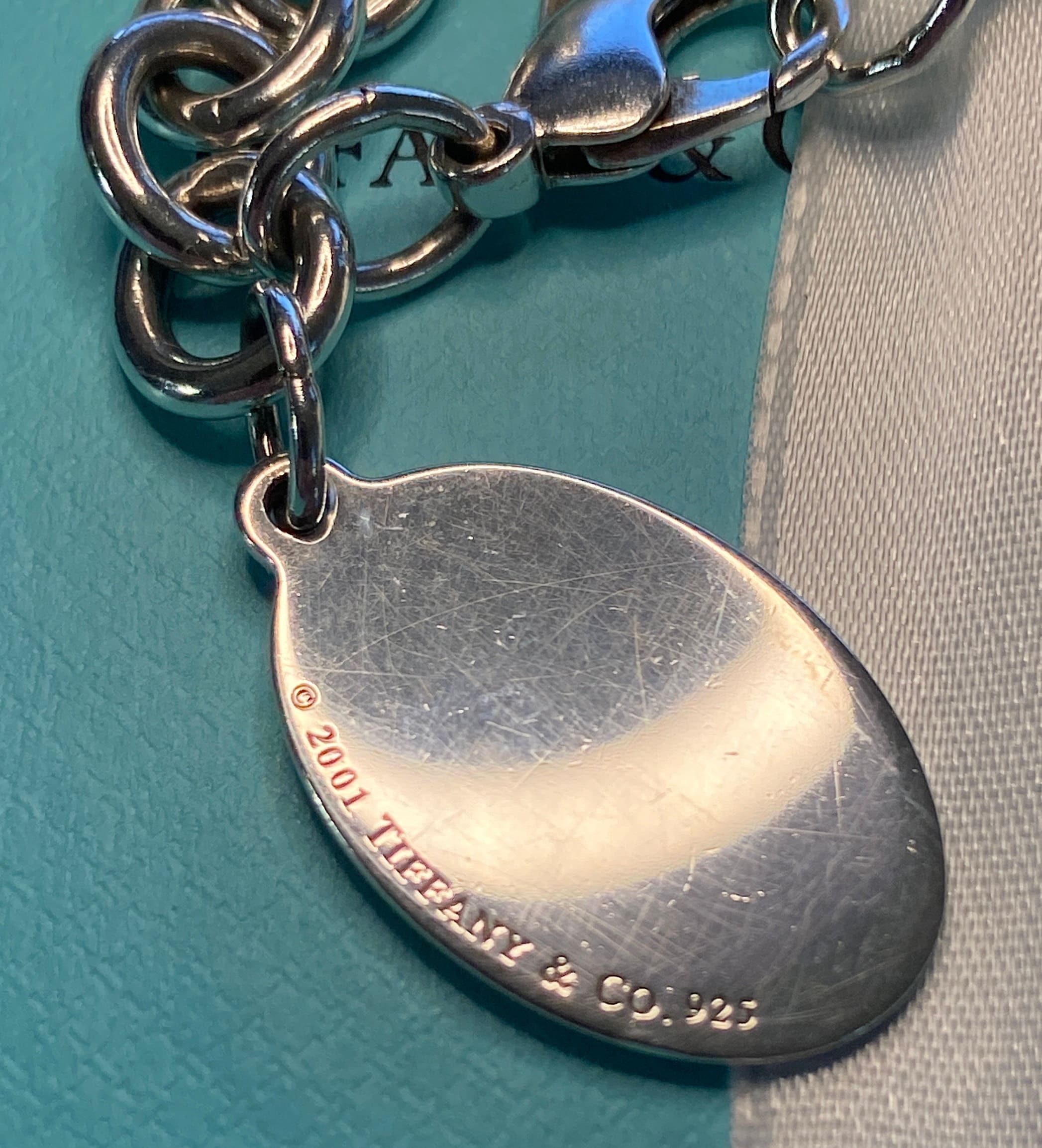 Tiffany & Co, American Flag, Charm Bracelet, Military Gift
