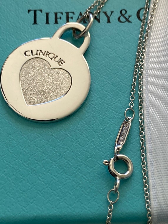 Tiffany & Co, Clinique, Heart Tag Charm, Necklace… - image 3
