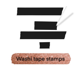 Procreate washi tape stamps