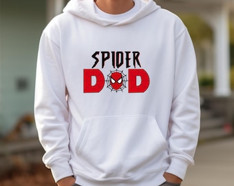 Custom Family Spider Hoodie, Spider Dad Hoodie, Spider Hoodie, Family Matching Hoodie, Marvell Family Hoodie, Spiderman Family Hoodie