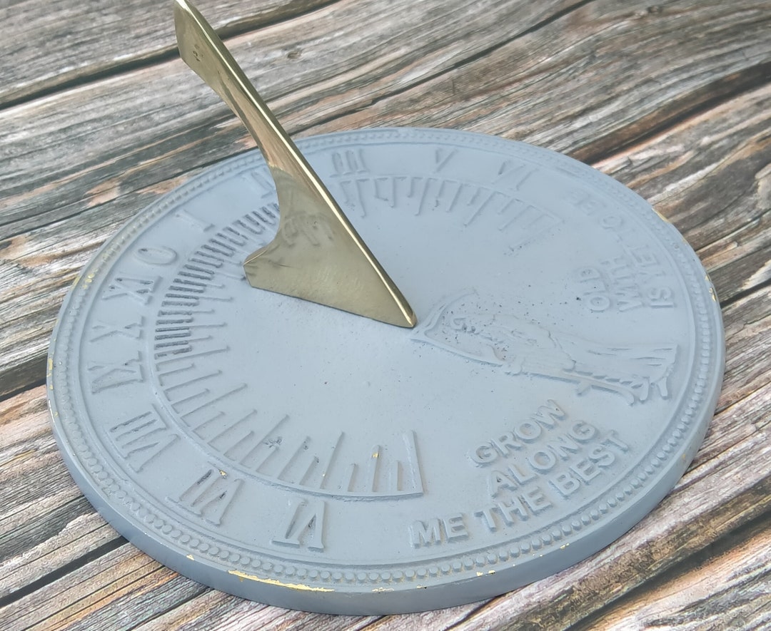 Brass Garden Sundial Home Décor Nautical Anniversary Birthday Gifts