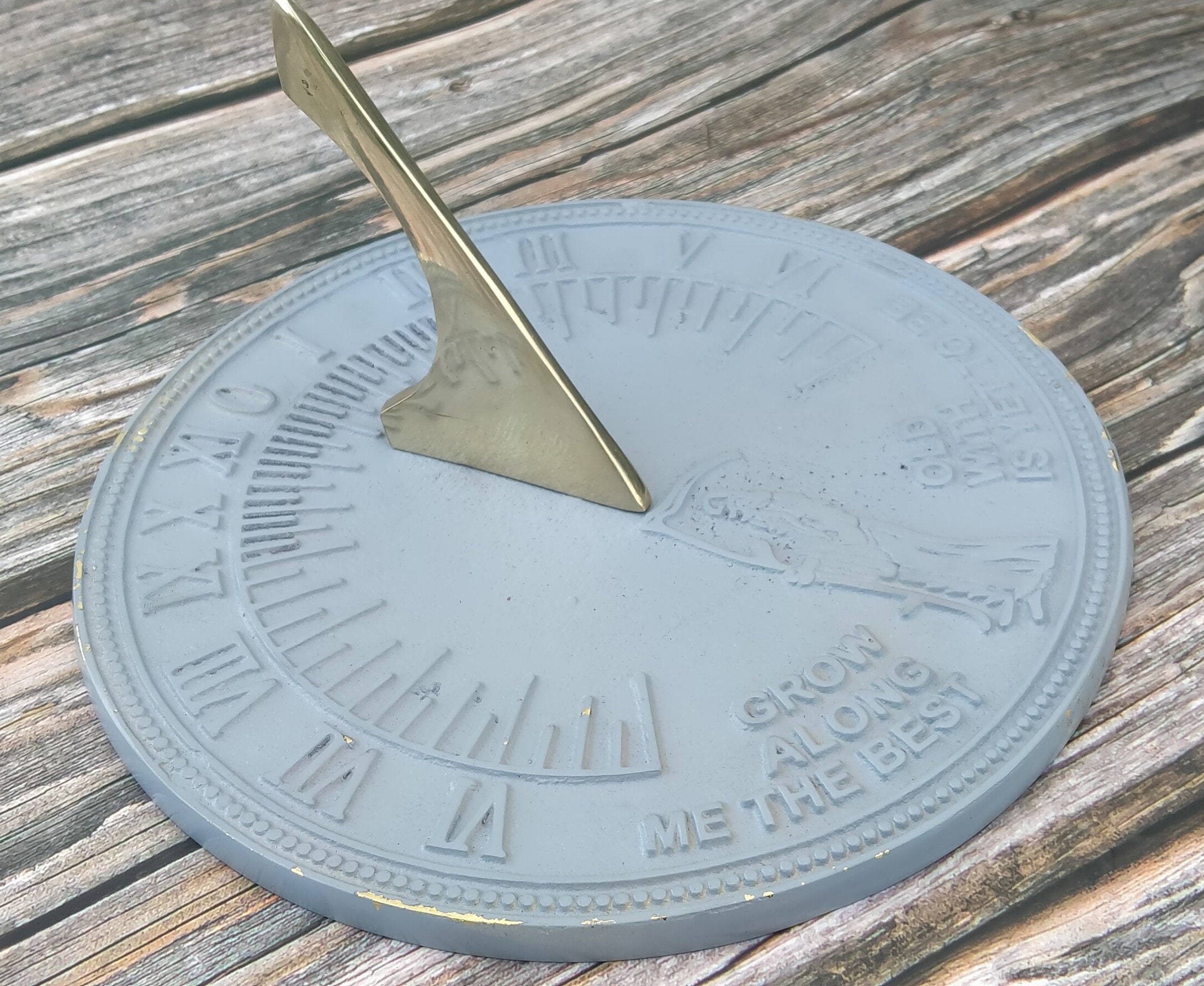 Brass Garden Sundial Home Décor Nautical Anniversary Birthday Gifts