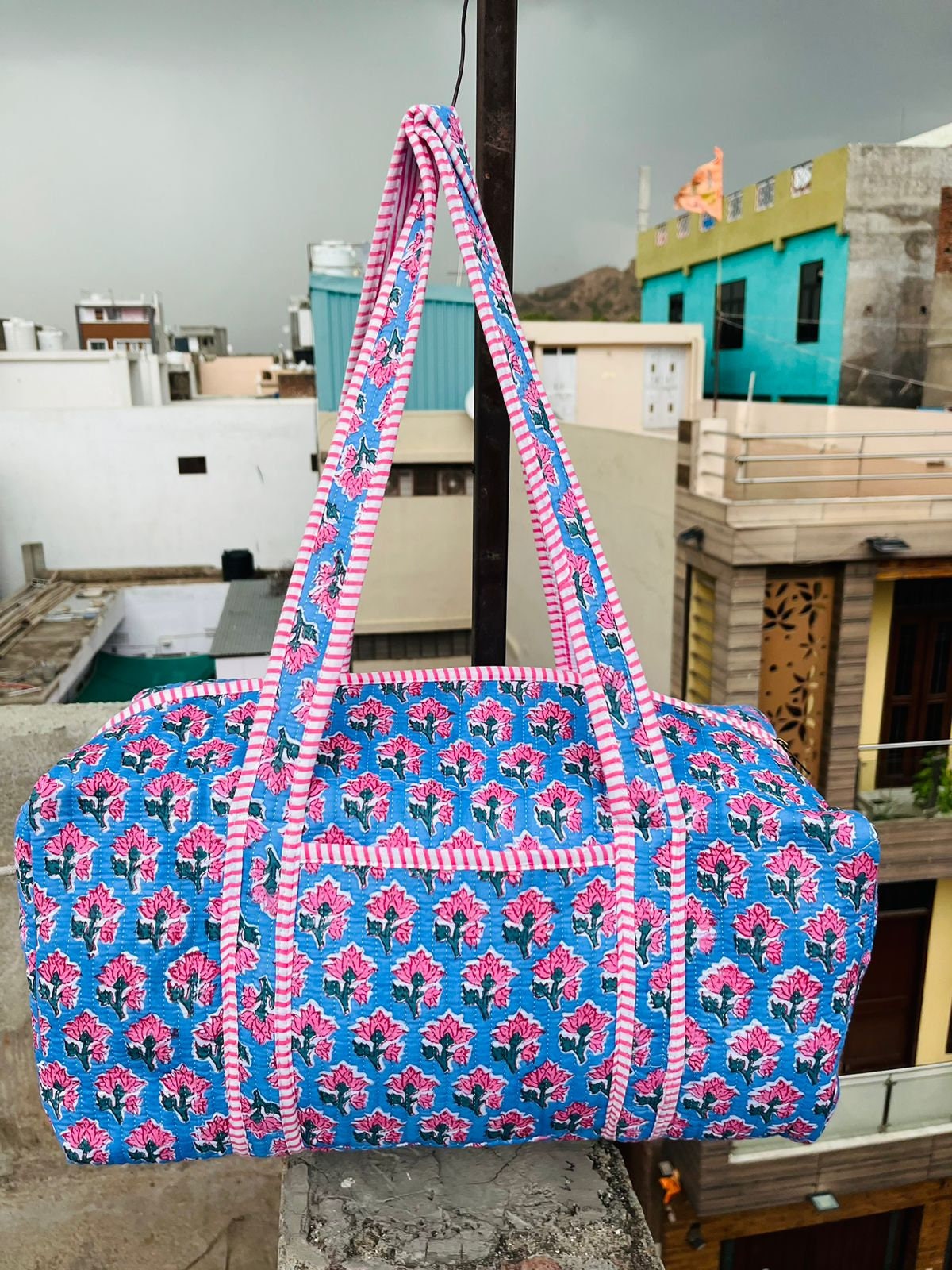 なおみママ様 cotton&steal fabric handmade bag なおみママ様