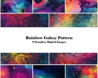 Rainbow Galaxy Pattern