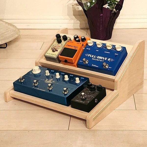 2 Tier Studio Desktop pedalboard kit for Recording Artists and Sound Engineers
