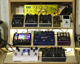 3 Platform Desktop Pedalboard for Recording Artists and Sound Engineers