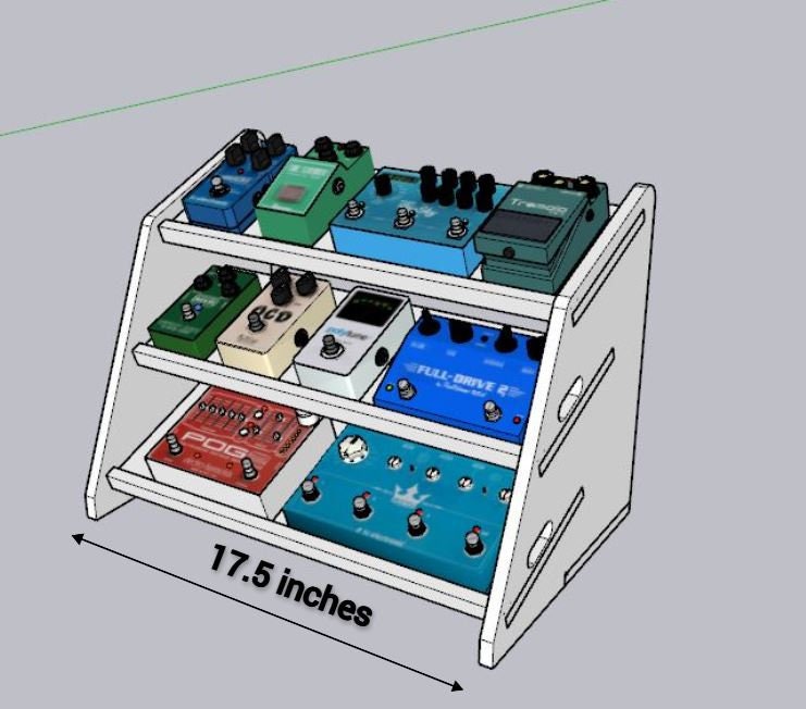 3 Platform Studio Desktop Pedalboard Kit for Recording Artists Etsy