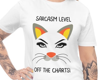 Unisex Classic Jersey T-shirt: Sarcasm Level Off the Charts! Embrace the Humor in Style!