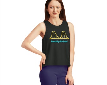 Data science | Women's Dancer Cropped Tank Top - Stats - Data Science - Normal distribution