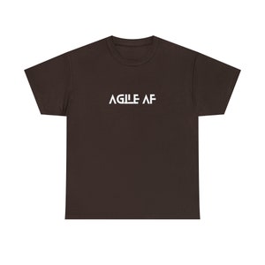 Remote Worker Tshirt Work from home Unisex Heavy Cotton Tee Agile AF: Unleash the Iterative Beast image 2