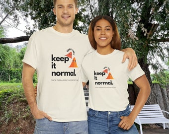 Unisex "Keep it Normal" T-Shirt - Perfect for Data Lovers