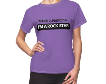 I'm Not a Princess, I'm a Rock Star Women's Tee - Embrace Your Inner Rock Star