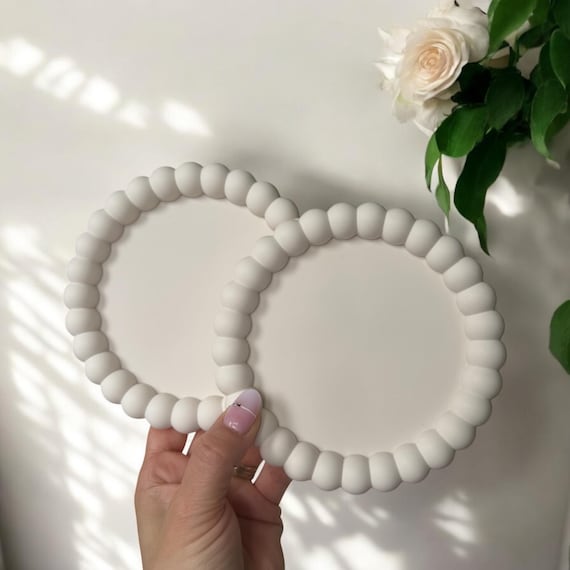 Bubble Coaster  Costum Colour Neutral Drink Coasters Stone Jesmonite Neutral Home Decor and Gift