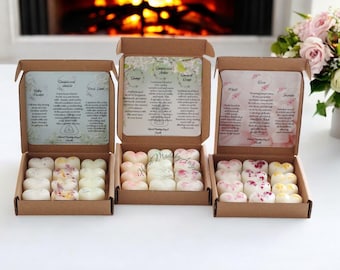 Luxury Wax Melt Pack of 12 Eco Friendly Wax Melt Strong Scented Gift Box  for Her Gift for Mum Valentine day Gift And Home Decor