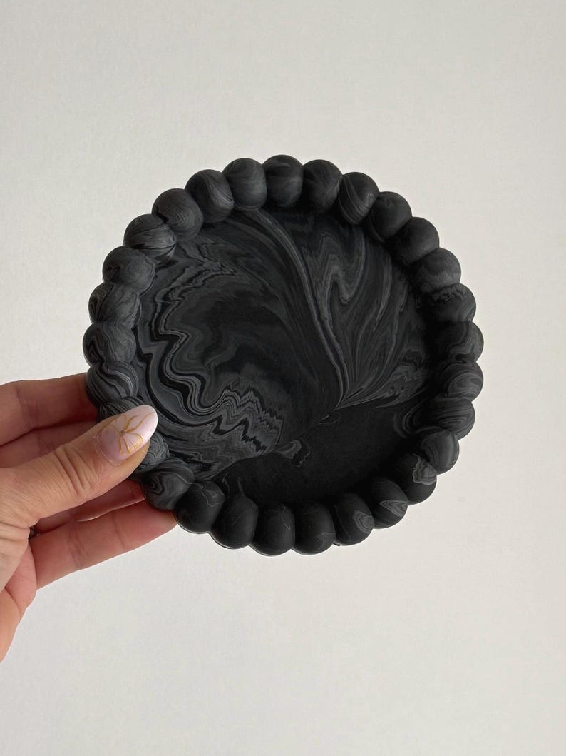 Bubble Coaster Costum Colour Neutral Drink Coasters Stone Jesmonite Neutral Home Decor and Gift image 5