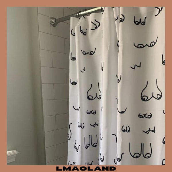 Shower Curtain Boob - Etsy