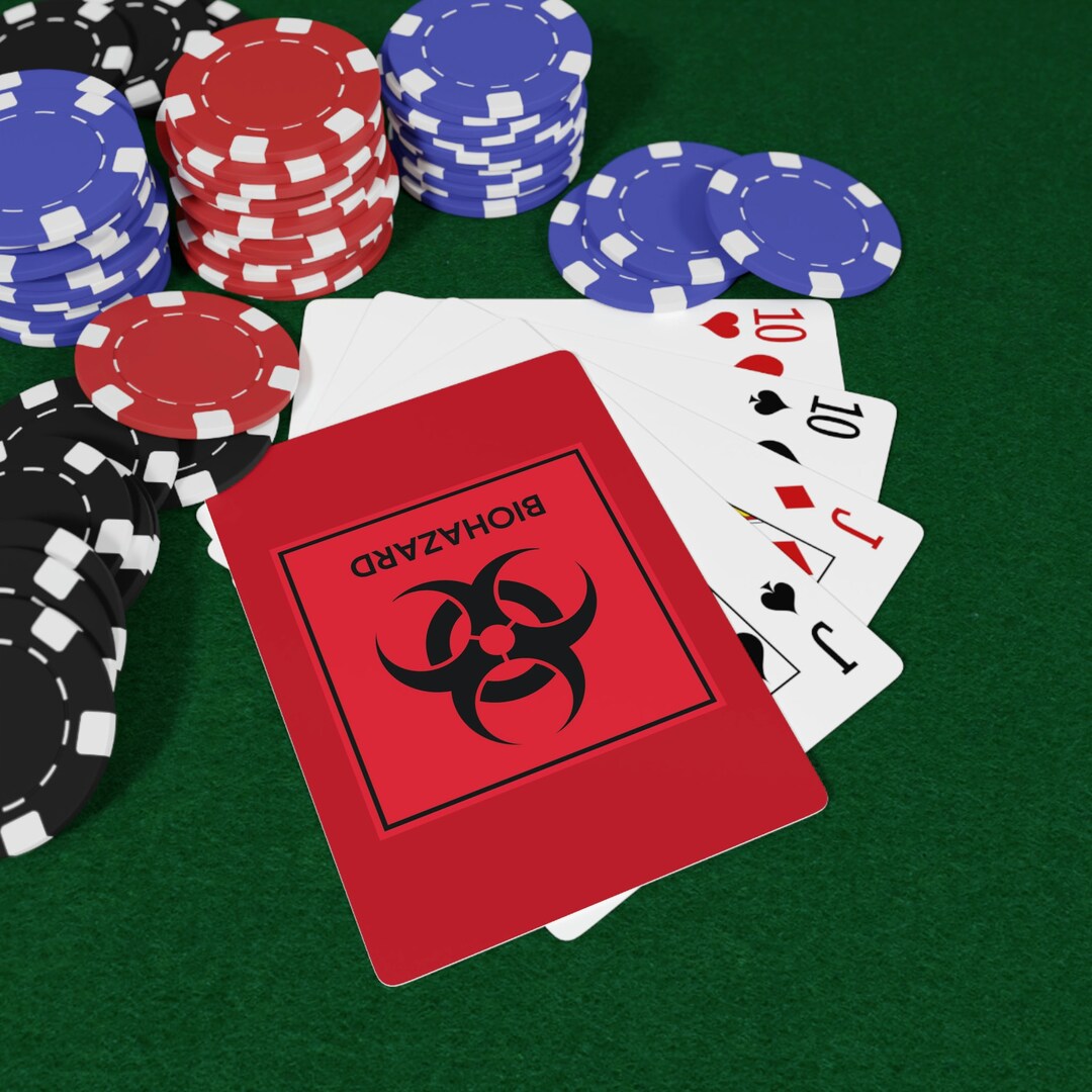 Biohazard Custom Poker Cards Etsy