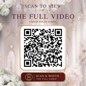 Pastell Rose Gold bearbeitbares Nikkah-Einladungsvideo | Canva Islamische Hochzeit Mobile Vorlage Bild 2