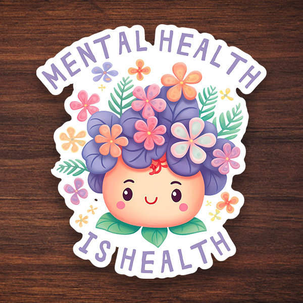 Mental Health Png Sticker, Self Care Sticker Png, Sticker Png Bundle ...