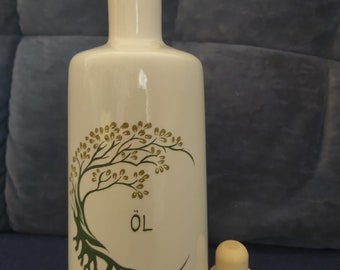 Ölflasche, Keramikflasche, ceramicbottle, oilbottle, bottle, oliveoil, oliveoilbottle