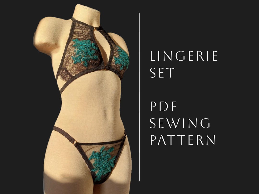 Lingerie Pattern Lingerie Set Pattern Lingerie Sewing Pattern