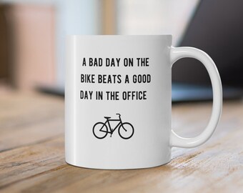 Cyclist Gift, Bike Mug, Love Cycling, Cycling Enthusiast, Bike Lover, Personal Gift