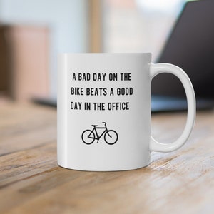 Cyclist Gift, Bike Mug, Love Cycling, Cycling Enthusiast, Bike Lover, Personal Gift