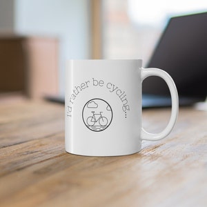 Cyclist Gift, Bike Mug, Love Cycling, Cycling Enthusiast, Bike Lover, Personal Gift