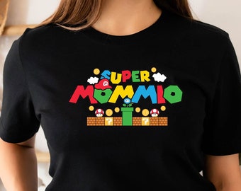 Camiseta Super Mommio, camiseta del juego Super Mommio, camiseta del Día de la Madre, camiseta para mamá primeriza, regalo para mamá