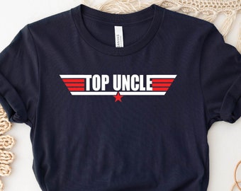 Camiseta del tío superior, regalo del día del padre, camiseta linda del tío superior, camisa de tío divertido, regalo para Navidad