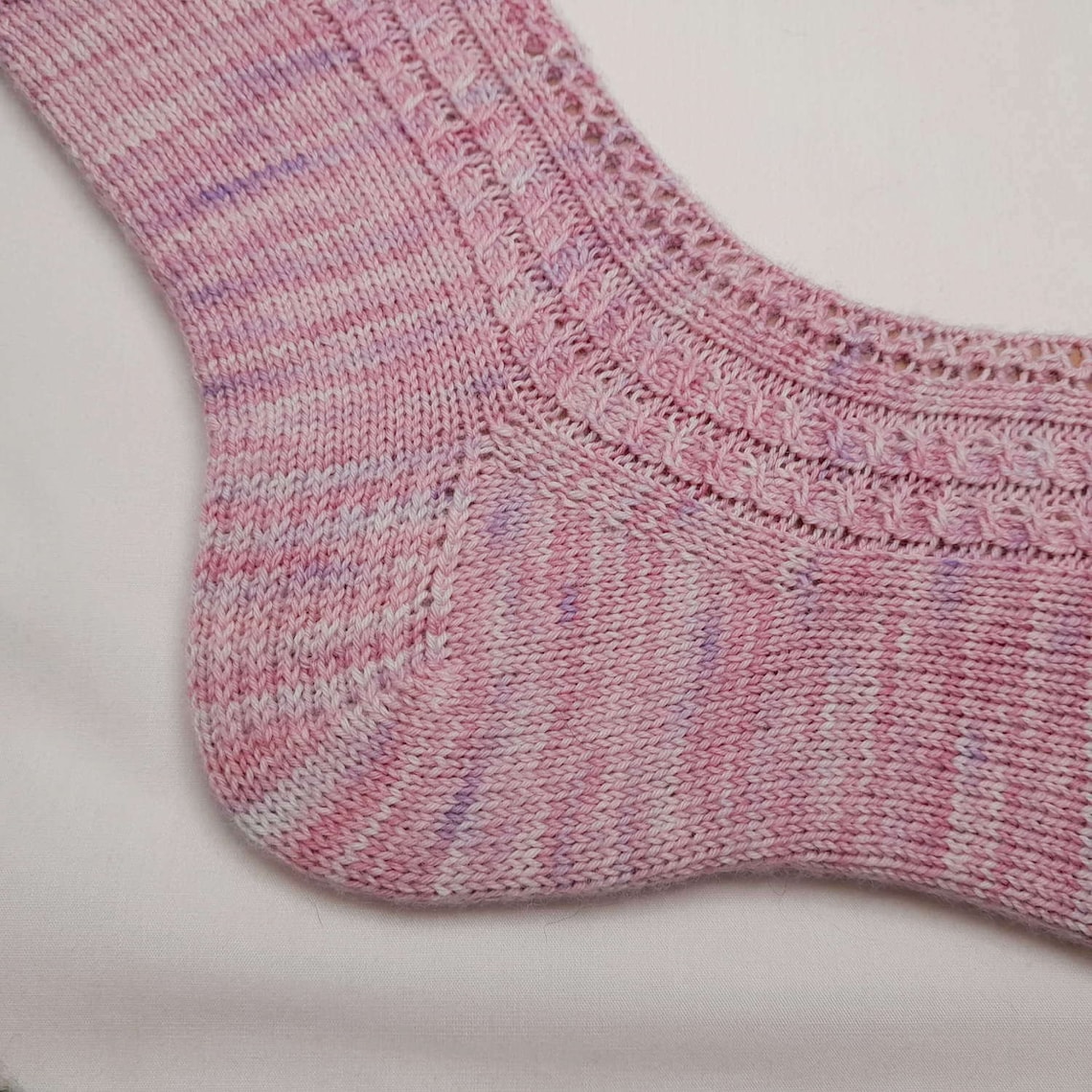 Cables and Lace Toe up Sock Pattern - Etsy